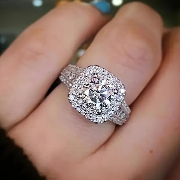 Fashion Jewelry Jewelry - 💍💎 Sophisticated Aurora Ring - Dazzling Synthetic Gemstone, Fine Jewelry gift